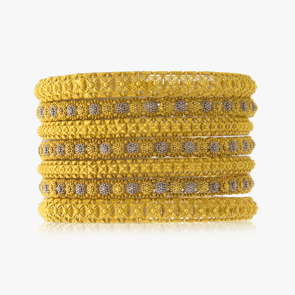 Sunkissed Gold Bangles